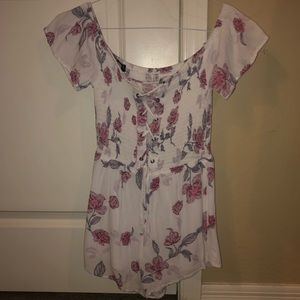 White/Floral Romper- Kendall & Kylie.